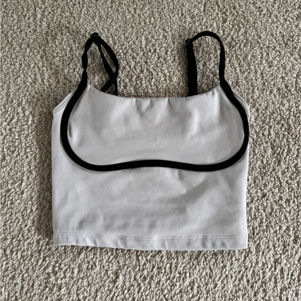 Gilly Hicks White Camisole with Black Accents